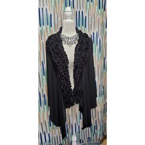 CARINA LIGHT CARDIGAN LONG SLEEVE POLY/SPANDEX  SIZE M